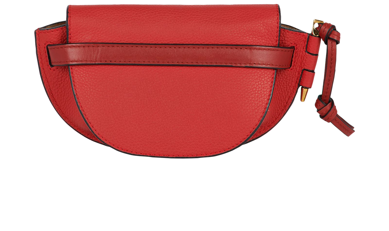 Mini Gate Crossbody, &pound;550, Handbags, Red, Leather, Back view